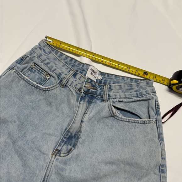 Princess Polly Blue Denim Shorts: Size 6 - Picture 7 of 9